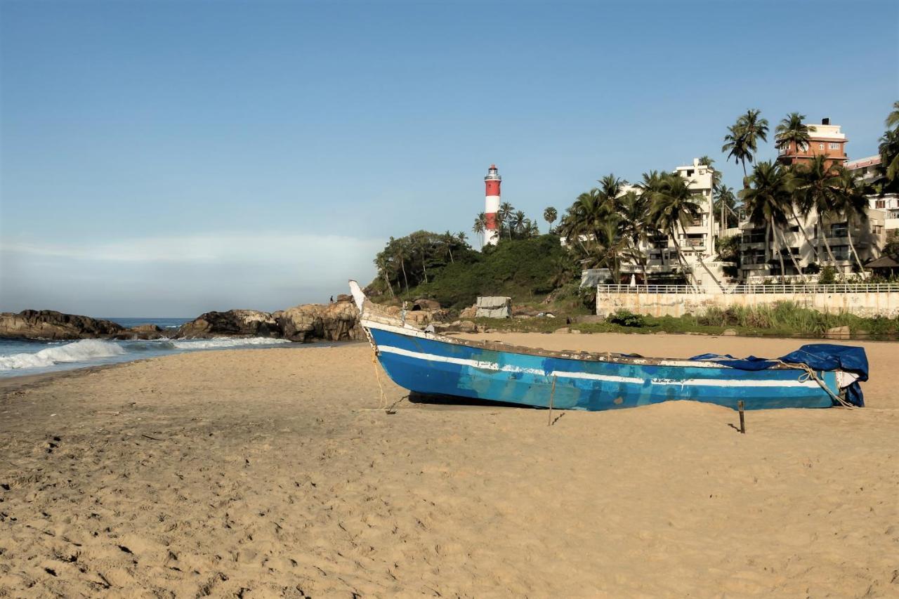 Rockholm At The Light House Beach Kovalam Exteriör bild