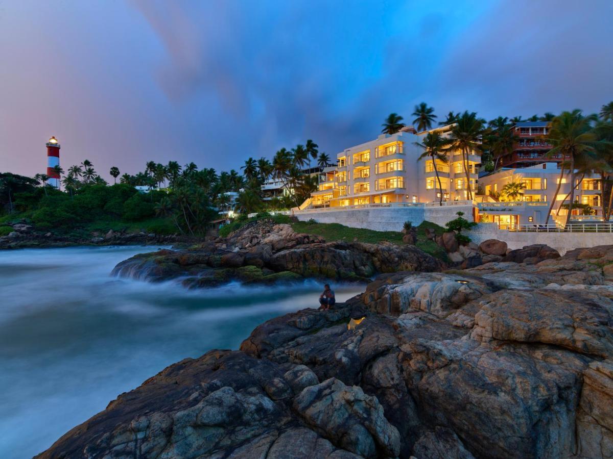 Rockholm At The Light House Beach Kovalam Exteriör bild