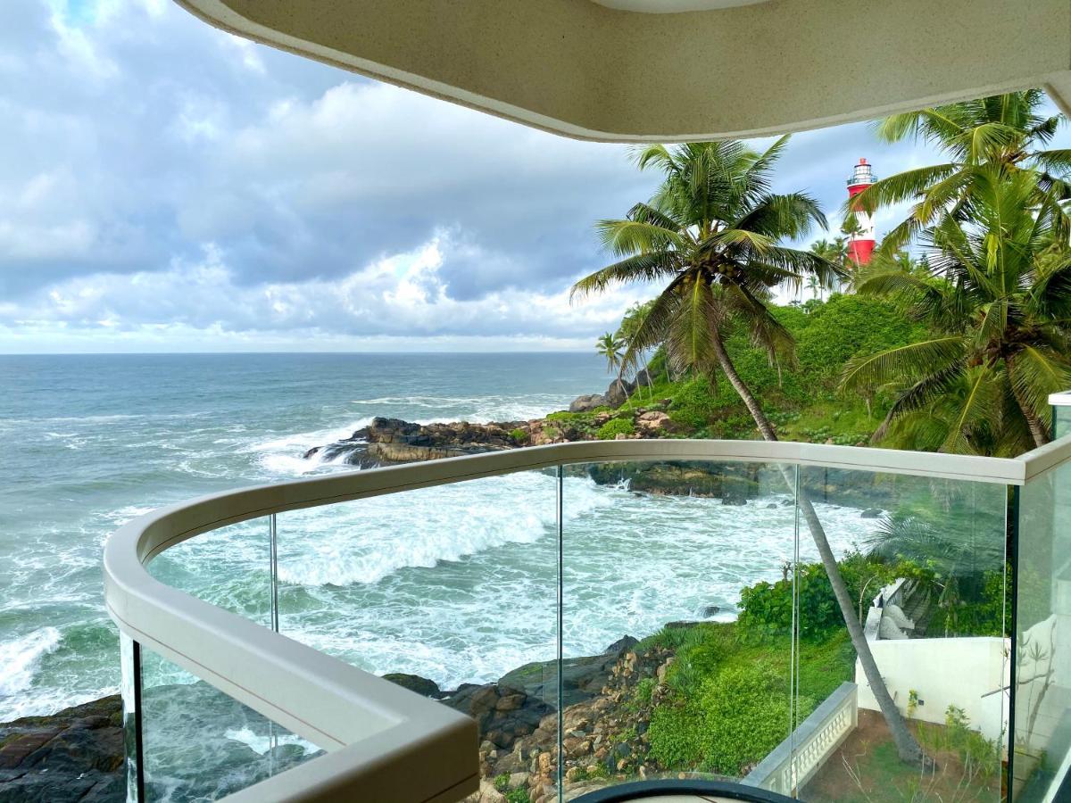 Rockholm At The Light House Beach Kovalam Exteriör bild